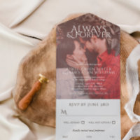 Immer und für immer maßgeschneiderte Foto-Hochzeit