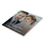 Immer und für immer maßgeschneidertes Hochzeitsfes Fliese (Seite)