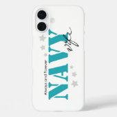 Immer und für immer - Navy-Ehefrau Case-Mate iPhone Hülle (Rückseite)