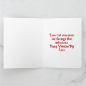 Immer und für immer Niedliche Eulen in der Liebe Karte (Innenseite)