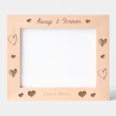 Immer und für immer Personalisierte Romantik Geätzte Rahmen (Vorderseite)