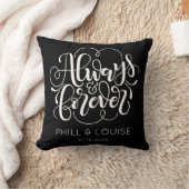 Immer und für immer - personalisierte und benutzer kissen (Decke)