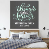 Immer und für immer Pfefferkuppel Jubiläum Leinwanddruck (Insitu (Schlafzimmer))