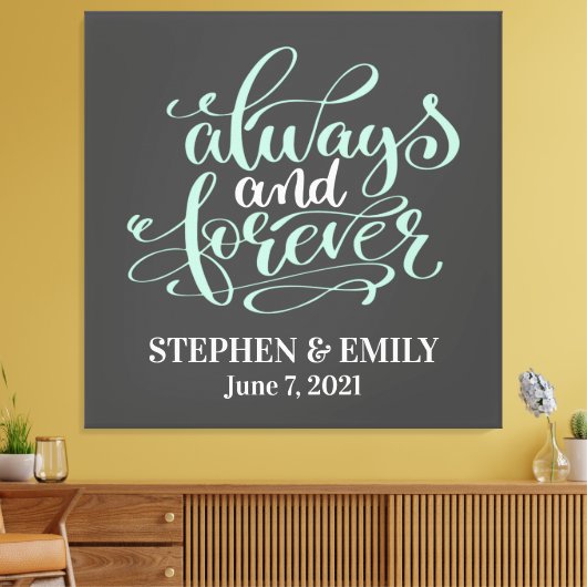 Immer und für immer Pfefferkuppel Jubiläum Leinwanddruck (Insitu (Wohnzimmer))