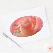 Immer und für immer Umschlag Aufkleber Rosa Liebe (Umschlag)