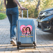 Immer und immer Beste Freundinnen Mädchen Geschenk Aufkleber (Koffer Insitu)
