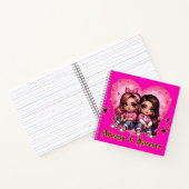 Immer und immer Beste Freundinnen Mädchen Geschenk Notizblock (Innenseite)