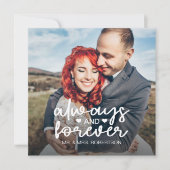 Immer und immer ein Paar Foto nach Maß Valentine (Vorderseite)