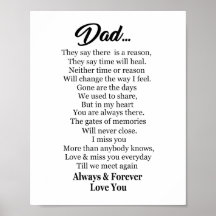 Immer und immer lieben Sie Vater Poster