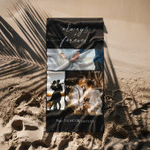 Immer und immer - Moderne Fotocollage Strandtuch