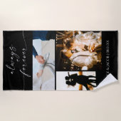 Immer und immer - Moderne Fotocollage Strandtuch (Vorderseite)