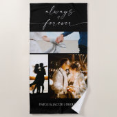 Immer und immer - Moderne Fotocollage Strandtuch (Vorderseite)