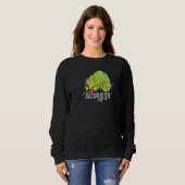 Immer verschiedene Echsen Chamäleons Geckos Reptil Sweatshirt (Vorne ganz)