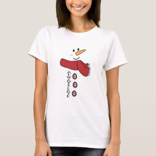 Immer verspätete Snowman Kostümfamilie Matching Fu T-Shirt