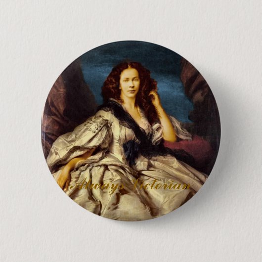 IMMER VIKTORIANISCH BUTTON (Vorderseite)
