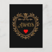 Immer Vintag Postkarte (Vorderseite)