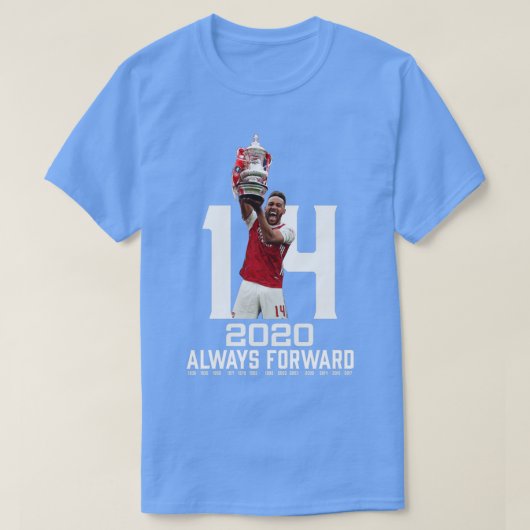Immer vorwärts 14 FA Cup Titel Arsenal T-Shirt (Design vorne)