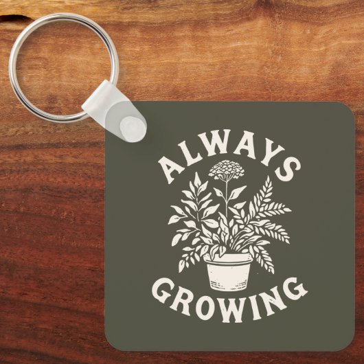 Immer wachsen schlüsselanhänger (Vorderseite)