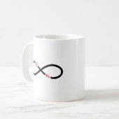 immer währende Liebe, Unendlichkeitszeichen Sie Kaffeetasse (Vorderseite Links)