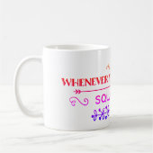 Immer wenn du dich niederhältst... kaffeetasse (Links)