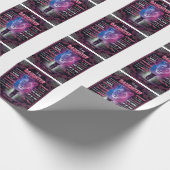 Immer wenn sich U überwältigt Löwe Mama zu Tochter Geschenkpapier (Ecke)