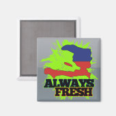 Immer wieder Haiti Magnet (Vorderseite/Rückseite)