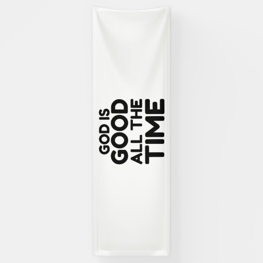 immer wieder ist Gott gut Banner (Vertikal)