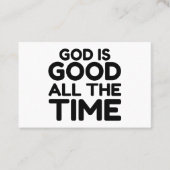 immer wieder ist Gott gut Visitenkarte (Vorderseite)