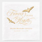 Immer wieder steigende Vögel in unserer Beerdigung Servietten Mit Folie (Vorderseite)