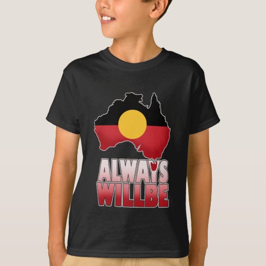 Immer wird aborigines Land, Australien T-Shirt (Vorderseite)
