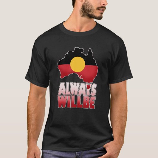 Immer wird aborigines Land, Australien T-Shirt (Vorderseite)
