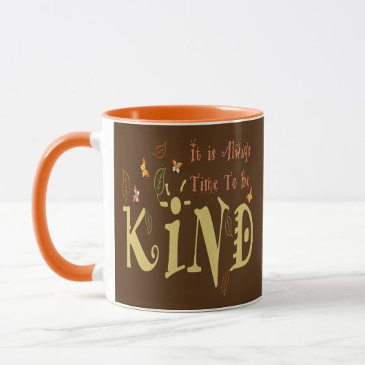 Immer Zeit, eine nette Tasse zu sein (Links)
