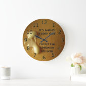 Immer Zeit für die Lösung Große Wanduhr (Zuhause)