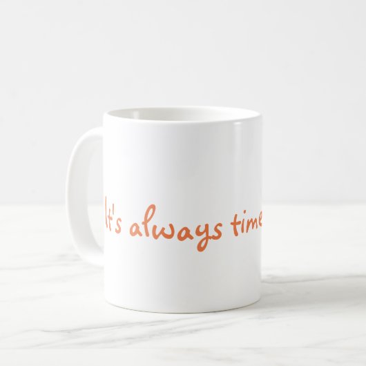 Immer Zeit für Eis Tasse (Vorderseite Links)