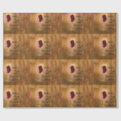 Immer Zeit für Wein-Packpapier Geschenkpapier (Flach)