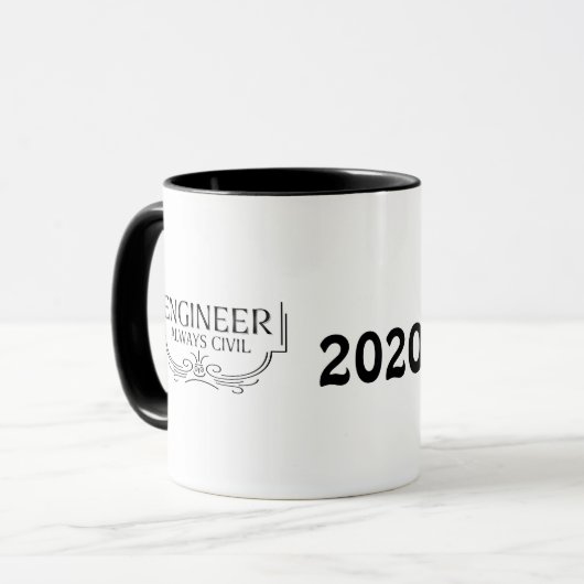 Immer zivilingenieur tasse (Vorderseite Links)