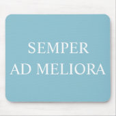 Immer zu besseren Dingen Türkis Mousepad (Vorne)