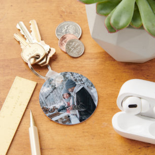 Immer zusammen Metalldruck Acryl Druck Schlüsselanhänger