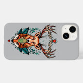 Immer zusammen mit Jungfrau-Tattoo-Stil Case-Mate iPhone Hülle (Rückseite (Horizontal))