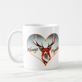 Immer zusammen mit Vixen und Stag Kaffeetasse