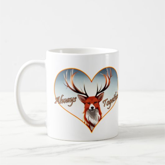 Immer zusammen mit Vixen und Stag Kaffeetasse (Links)