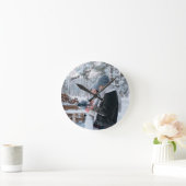 Immer zusammen runde wanduhr (Zuhause)