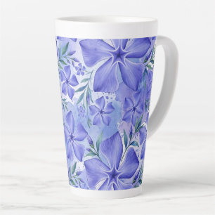 Immergrün Blumen Blau Violett Vinca Blüten Milchtasse