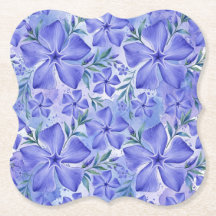 Immergrün Blumen Blau Violett Vinca Blüten