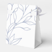 Immergrün-Blumen Geschenkbox Geschenkschachtel (Rückseite)