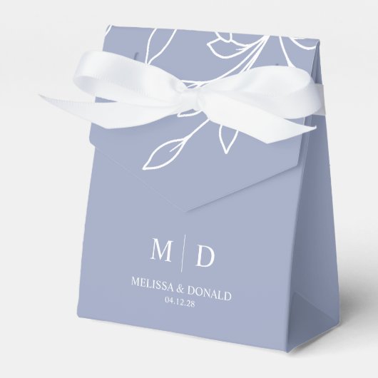 Immergrün-Blumen Geschenkbox Geschenkschachtel (Vorderseite)