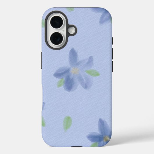 Immergrün-Blumen-Handyhülle Case-Mate iPhone Hülle (Rückseite)