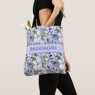 Immergrün Blumen Violette Hochzeits Brautjungfer G Tasche