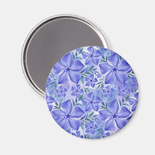 Immergrün-Blüten Blau Violett Vinca-Blüten Magnet