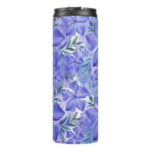 Immergrün-Blüten Blau Violett Vinca-Blüten Thermosbecher